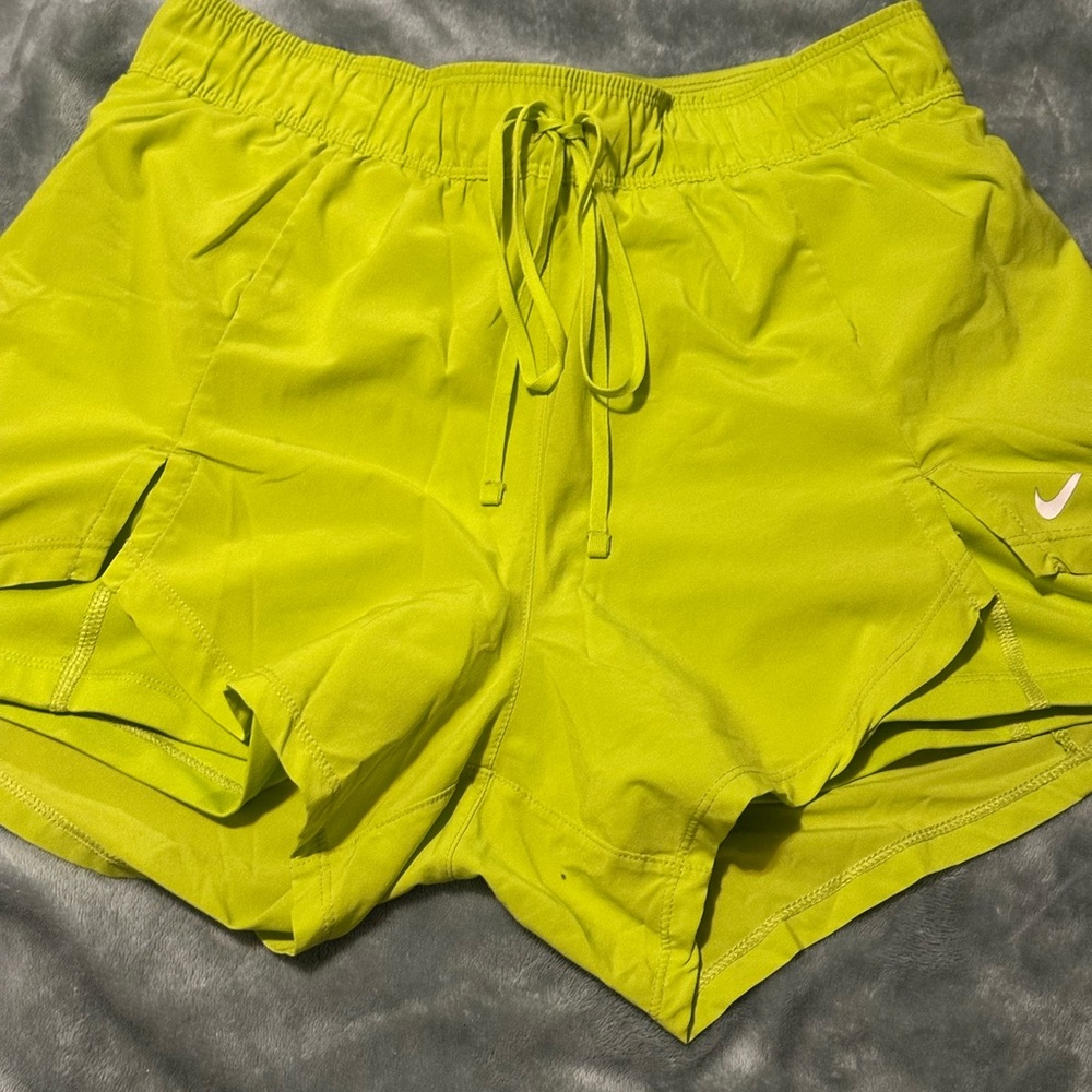 Nike Neon Green Sports Shorts